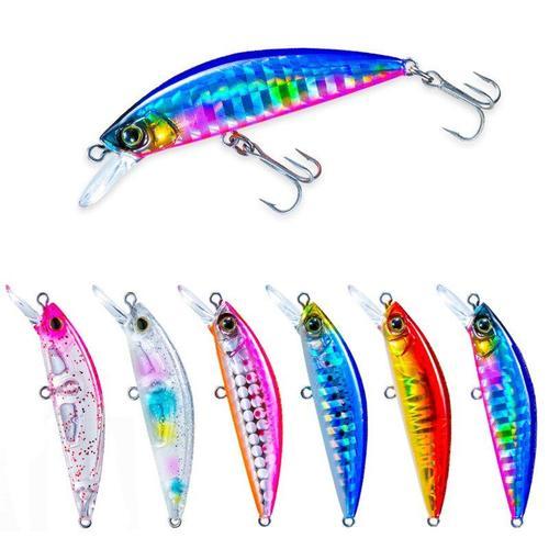 5cm 6g Leurre De Pêche Hardcore Lg Lourd Minnow 50s Wobbler Naufrag... on Productcaster.