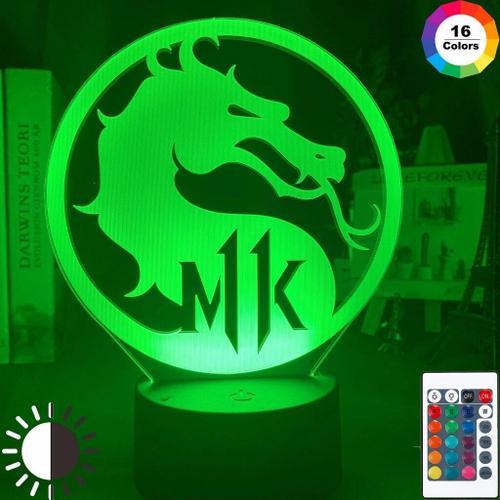 Console De Jeu Mortal Kombat 11 Logos Pour Enfants, Veilleuse Led A... on Productcaster.