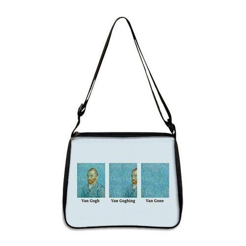 Sac a main en toile peinture;huile tournesol Van Gogh, fourre-tout ... on Productcaster.