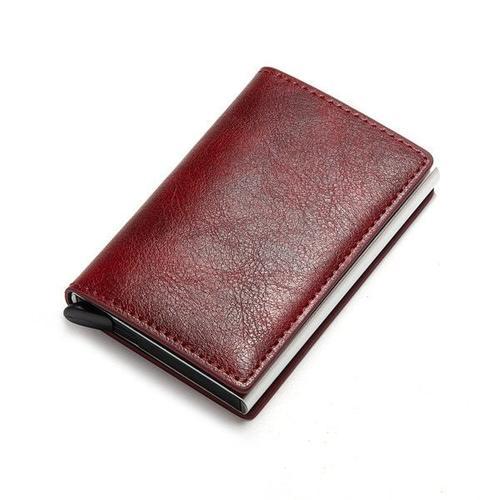 portefeuille en cuir PU pour hommes, Anti-vol, Anti-Rfid, Vintage, ... on Productcaster.