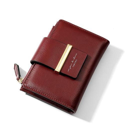 Portefeuille en cuir pour femmes, Design de marque, porte-cartes, f... on Productcaster.