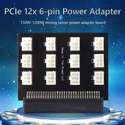 Carte De Dérivation Psu 750w 1200w, 12 Ports Pcie 6 Broches Pour Ps... on Productcaster.