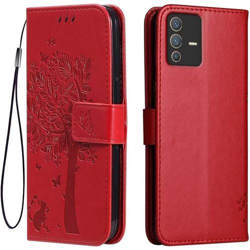 Étui En Cuir Pour Vivo V23 5g 6.44 Inches, Coque Housse De Télépho... on Productcaster.