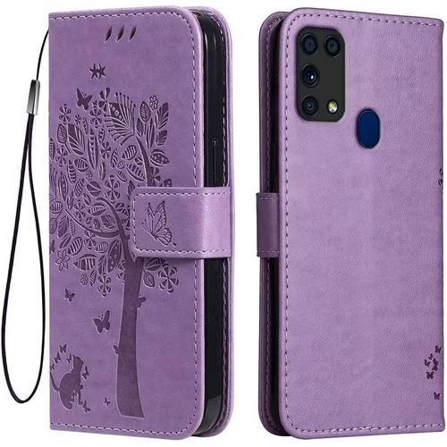 Étui En Cuir Pour Samsung Galaxy M31 6.4 Inches, Coque Housse De T... on Productcaster.