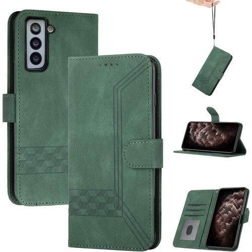 Coque Pour Samsung Galaxy S21fe,Portefeuille Etui Housse En Cuir Pr... on Productcaster.