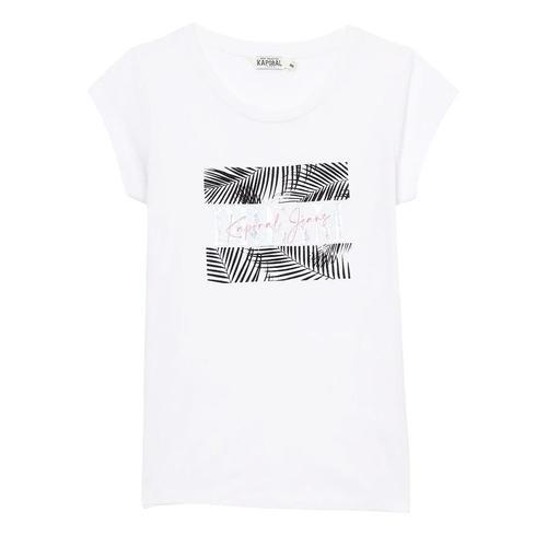 T-Shirt Blanc Fille Kaporal Loug on Productcaster.