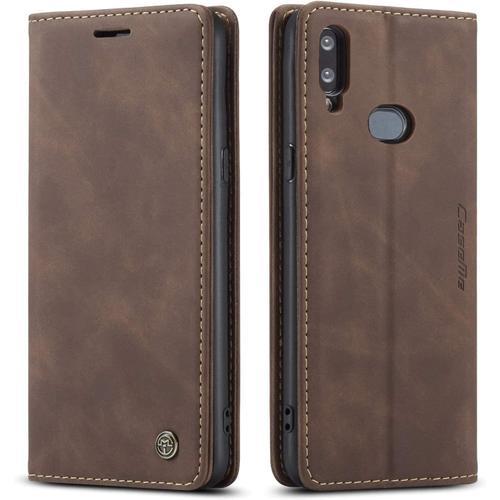 Coque Compatible Avec Samsung Galaxy A10s,Etui En Cuir Flip Housse ... on Productcaster.