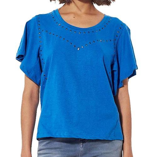 T-Shirt Bleu Femme Kaporal Karvi on Productcaster.