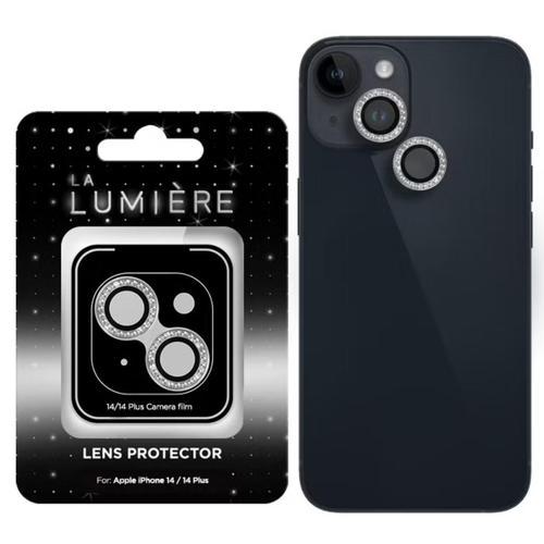 La Lumière Film Verre Caméra Objectif Diamant Iphone 14 / 14 Plus A... on Productcaster.