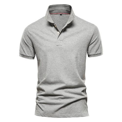 Aiopeson-Polo Classique À Manches Courtes En Coton Pour Homme,Vêtem... on Productcaster.