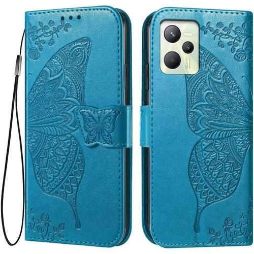 Coque Pour Realme C35 / Realme Narzo 50a Prime, 6.6"" Etui Flip Mag... on Productcaster.