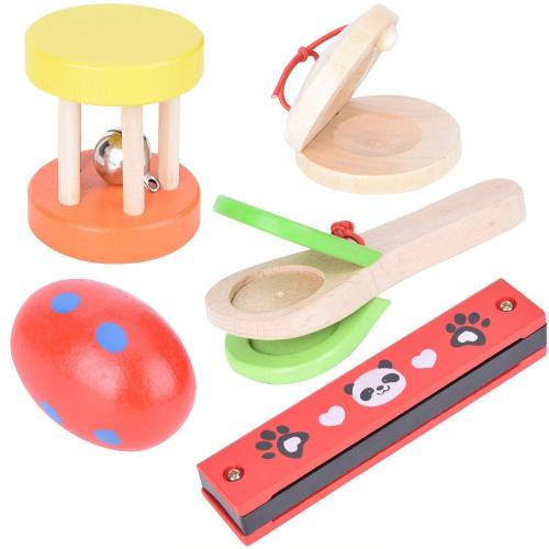 Ensemble D'instruments Musicaux En Bois Pour Enfants, 12 Pièces, Xy... on Productcaster.