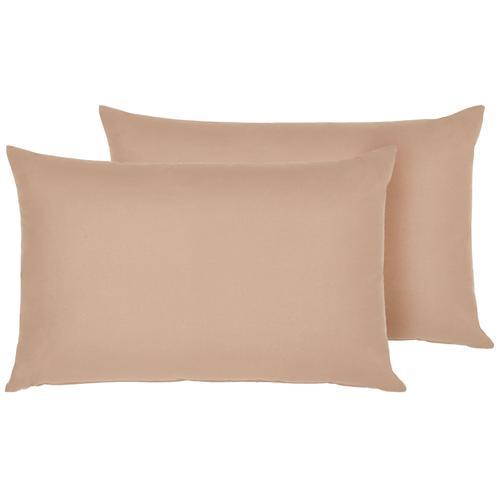 Lot De 2 Coussins Beige Sable Almyros 50 X 70 Cm on Productcaster.