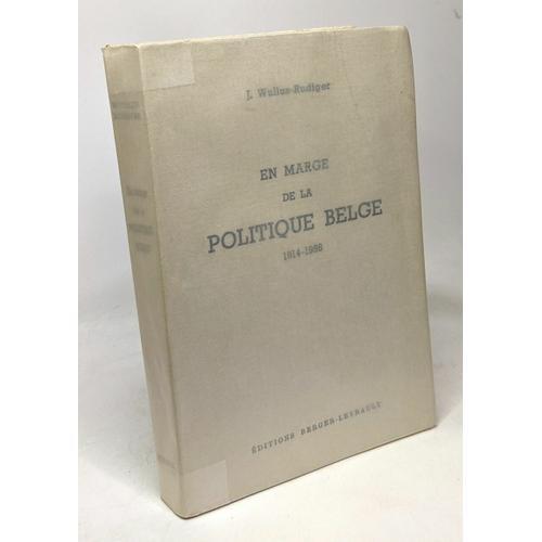 En Mage De La Politique Belge 1914-1956 on Productcaster.