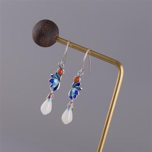 Boucles D'oreilles En Forme De Fleur De Magnolia Pour Femmes, Bijou... on Productcaster.