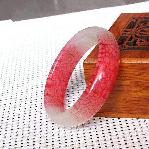 Bracelet En Jade Naturel Authentique Xinjiang Hetian, Fleur Flottan... on Productcaster.