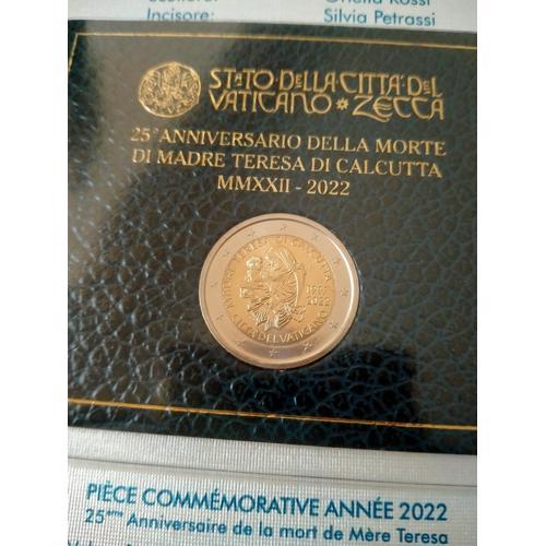 2 Euros Vatican 2022: Mère Teresa on Productcaster.