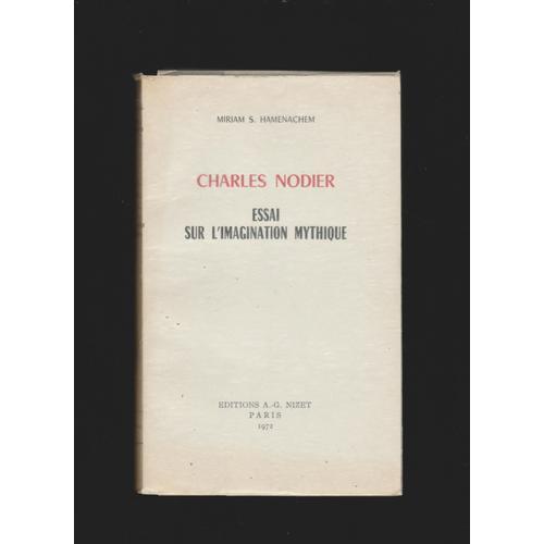 Charles Nodier : Essai Sur L'imagination Mythique on Productcaster.