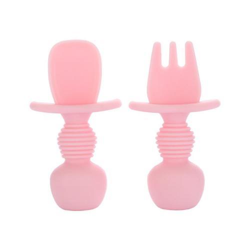 Ensemble De Vaisselle En Silicone Pour Enfants, 2 Pièces, Cuillère ... on Productcaster.