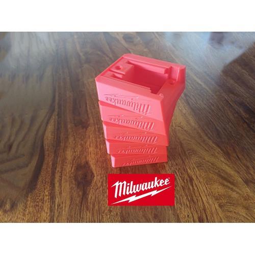 Lot de 5 supports batteries MILWAUKEE M18 (18V) on Productcaster.