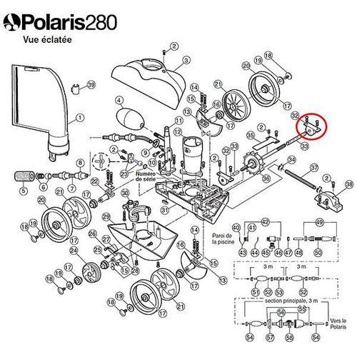 roulement à billes de turbine pour polaris 180/280 - c80 - polaris on Productcaster.