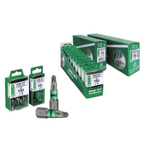 Embouts de vissage Torx - SPAX BIT T-STAR - T30 - par 5 SPAX on Productcaster.