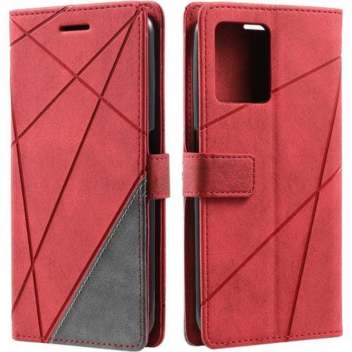 Coque Pour Realme 9 Pro Plus, Portefeuille Etui En Pu Cuir Antichoc... on Productcaster.