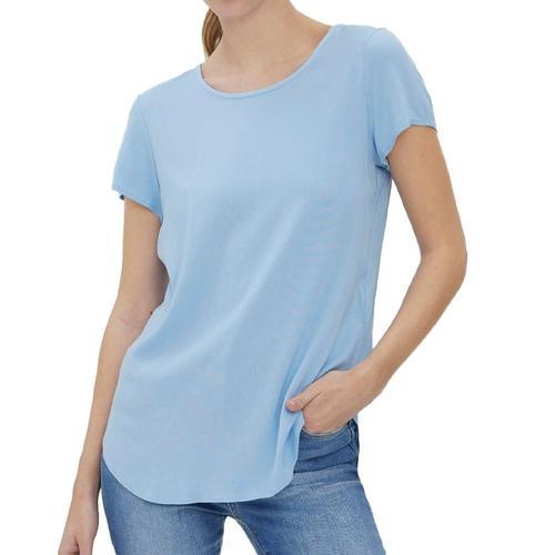 T-Shirt Bleu Femme Vero Moda Becca on Productcaster.