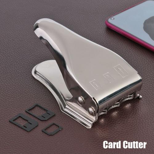 Coupe-Carte Sim 3 En 1 Nano Alliage De Zinc, Micro Outils De Modifi... on Productcaster.