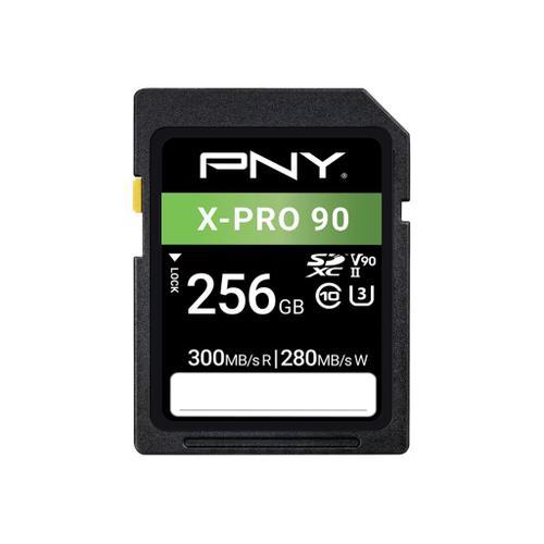 PNY X-PRO 90 - Carte mémoire flash - 256 Go - Video Class V90 / UHS... on Productcaster.