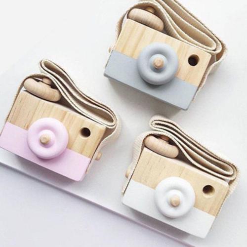 Jouets Avec Caméra En Bois Pour Chambre D'Enfants, Pendentif No... on Productcaster.