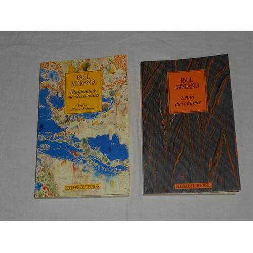 Lot De 2 Livres "Lettres Du Voyageur" "Méditerranée, Mer Des Surpri... on Productcaster.