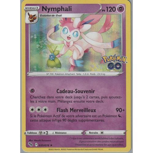 Carte Pokemon - Nymphali - 035/078 - Holo-Rare - Eb10,5 Pokemon Go - on Productcaster.