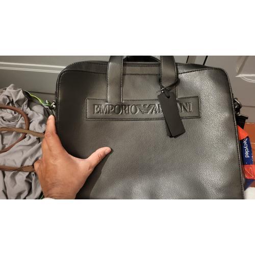 Sac emporio armani Cuir noir homme on Productcaster.