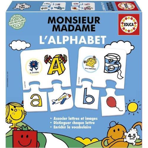 Jeu D'apprentissage - Educa - Monsieur Madame - Alphabet on Productcaster.