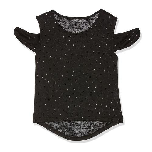 T-Shirt Noir Imprimé Fille Teddy Smith Tovina on Productcaster.