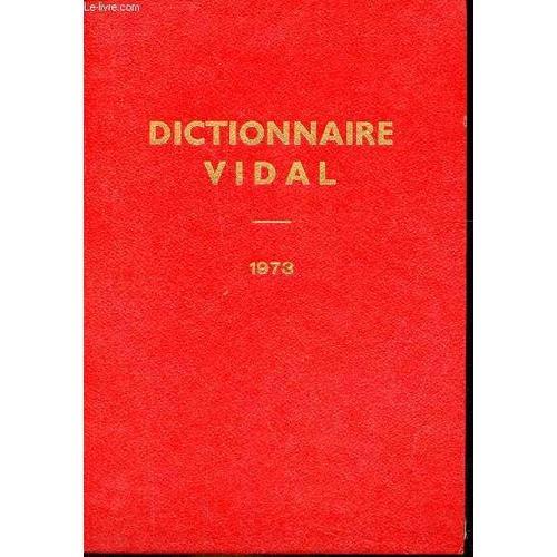 Dictionnaire Vidal 1973. on Productcaster.