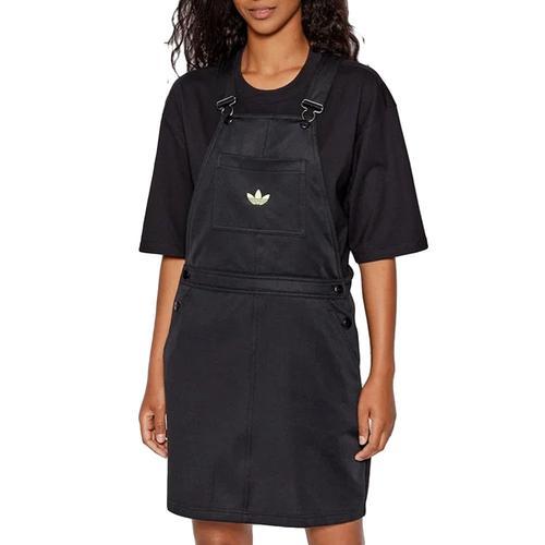 Robe Salopette Noir Femme Adidas Dungaree on Productcaster.