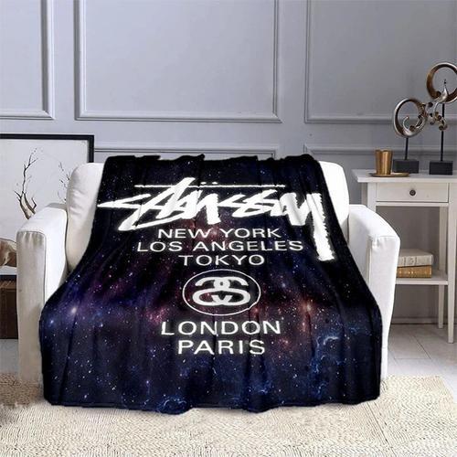 Carillons Stussy-Couverture en flanelle imprim¿¿e en 3D pour la mai... on Productcaster.