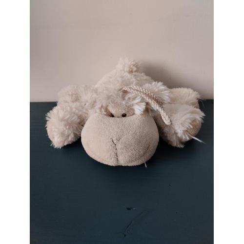 Doudou Mouton Allieo Broderie Trèfle on Productcaster.