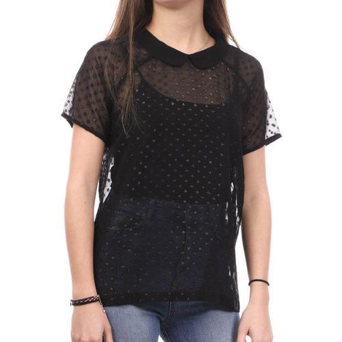 Blouse Noir Femme Teddy Smith Tobbya on Productcaster.