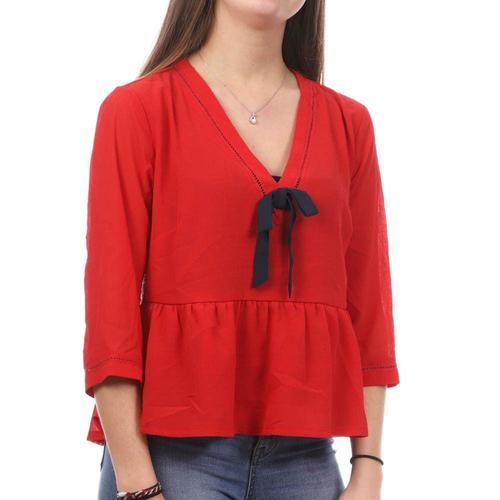 Blouse Rouge Femme Teddy Smith Tara on Productcaster.