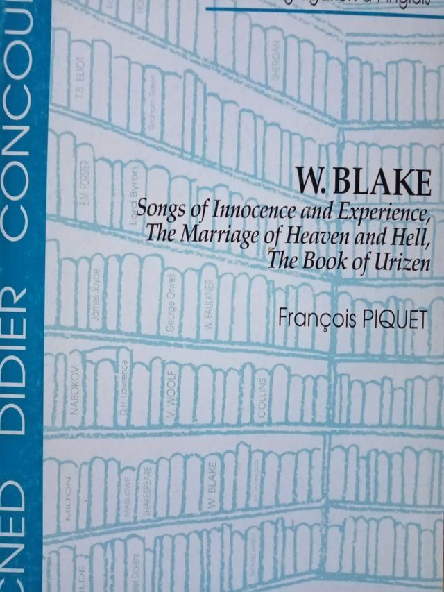 W. Blake, Songs Of Innocence And Experience, The Mariage Of Heaven ... on Productcaster.