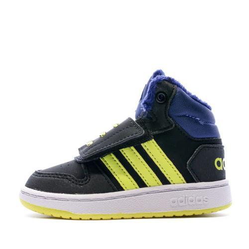 Baskets Noir/Marine Enfant Adidas Hoops Mid - 21 on Productcaster.