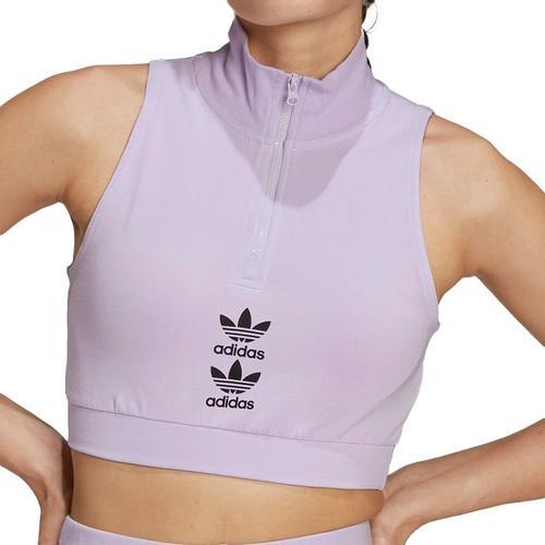 Débardeur Mauve Femme Adidas Cropped on Productcaster.