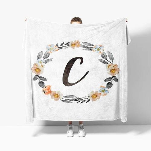 Couverture De Canap¿¿ En Peluche Couronne De Lettres",Couvre-Lit Su... on Productcaster.