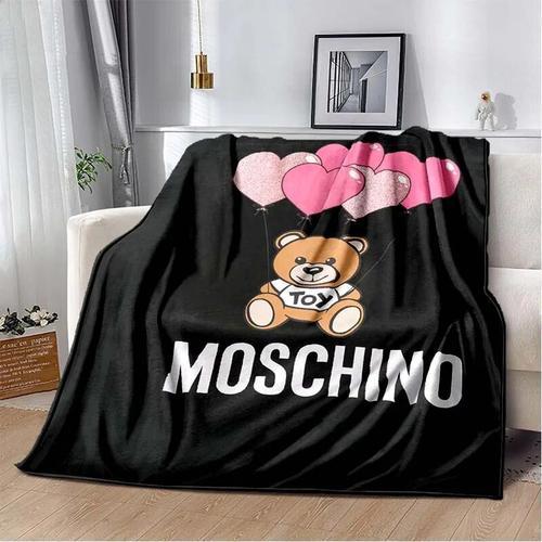 Couverture En Peluche Imprimée M-Moschino Pour Adultes Et Enfants",... on Productcaster.