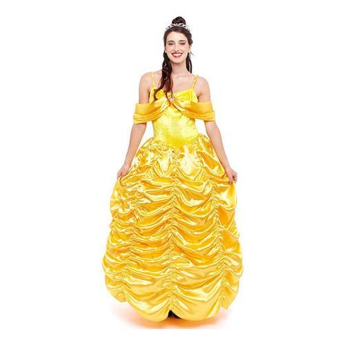 Déguisement Princesse De Conte De Fées Jaune Femme on Productcaster.