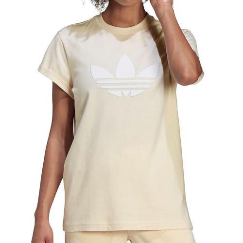 T-Shirt Beige Femme Adidas Hu1630 on Productcaster.