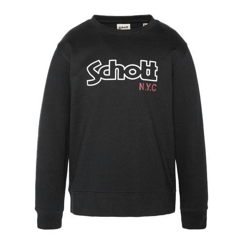 Sweat Noir Junior Schott Vintage on Productcaster.